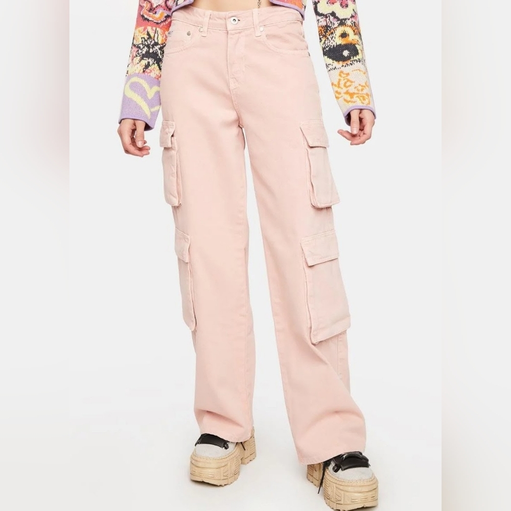 DOLLS KILL THE RAGGED PRIEST Combat Release Jeans